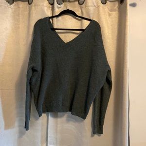 BB Dakota sweater. Fun back & shows a tad of skin